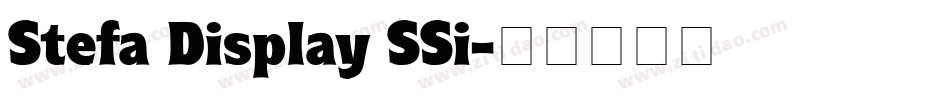 Stefa Display SSi字体转换
